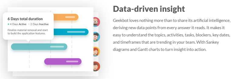 geekbot landing page